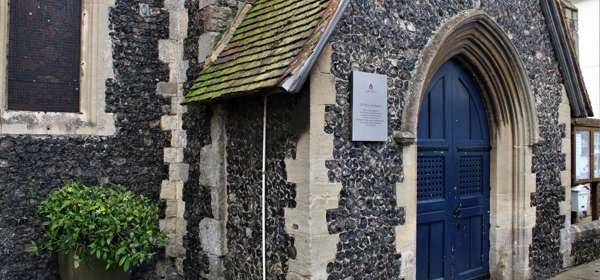 Exterior view of St Mary's Art Centre in Sandwich