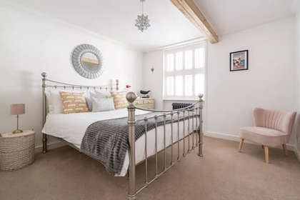 Double bedroom at Bijou Cottage, Deal