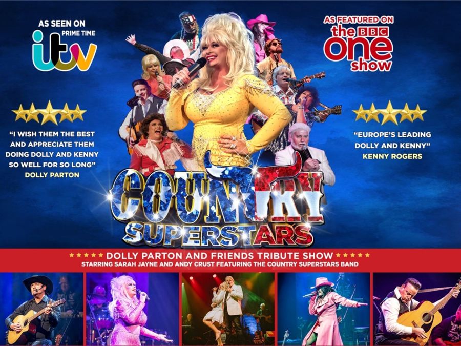 Image of advertising poster featuring Sarah Jayne as Dolly plus other artists