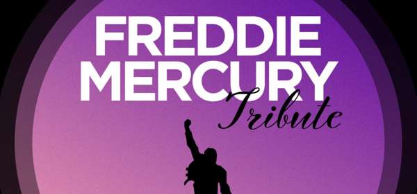 Poster image showing a silhouette of Freddie on a purple background