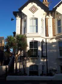 Front of the Number One B&B, a Victorian Villa located in Deal