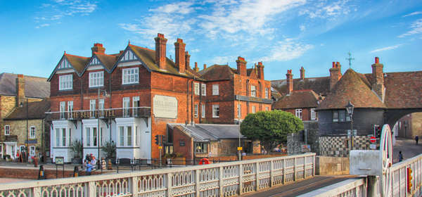 Exterior of The Bell Hotel, Sandwich