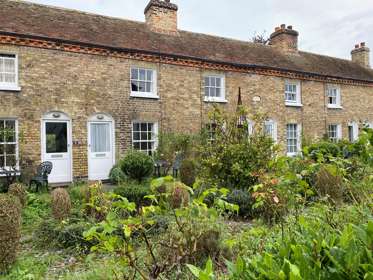 Exterior view and front garden, St John's Cottages, Sandwich