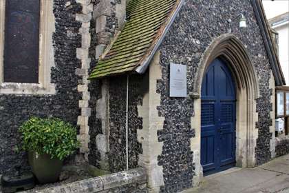 Exterior view of St Mary's Art Centre in Sandwich