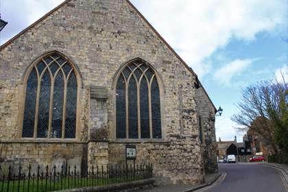 St Mary's Art Centre on a clear day