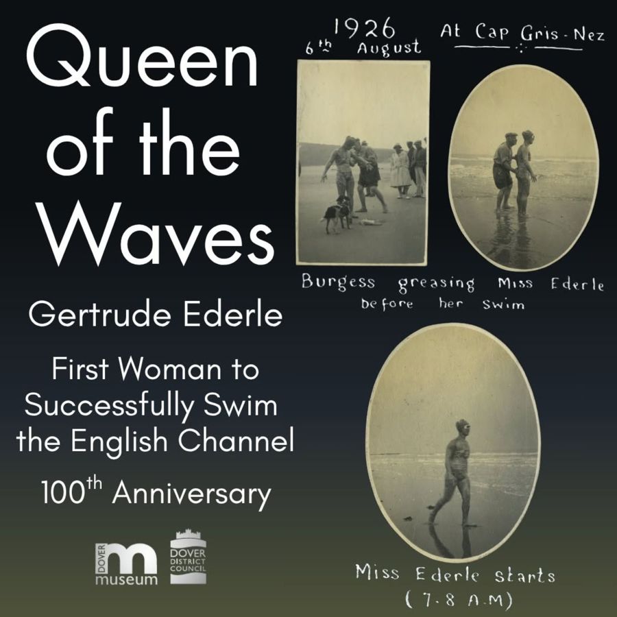 Queen of the Waves as she prepares to swim the channel.