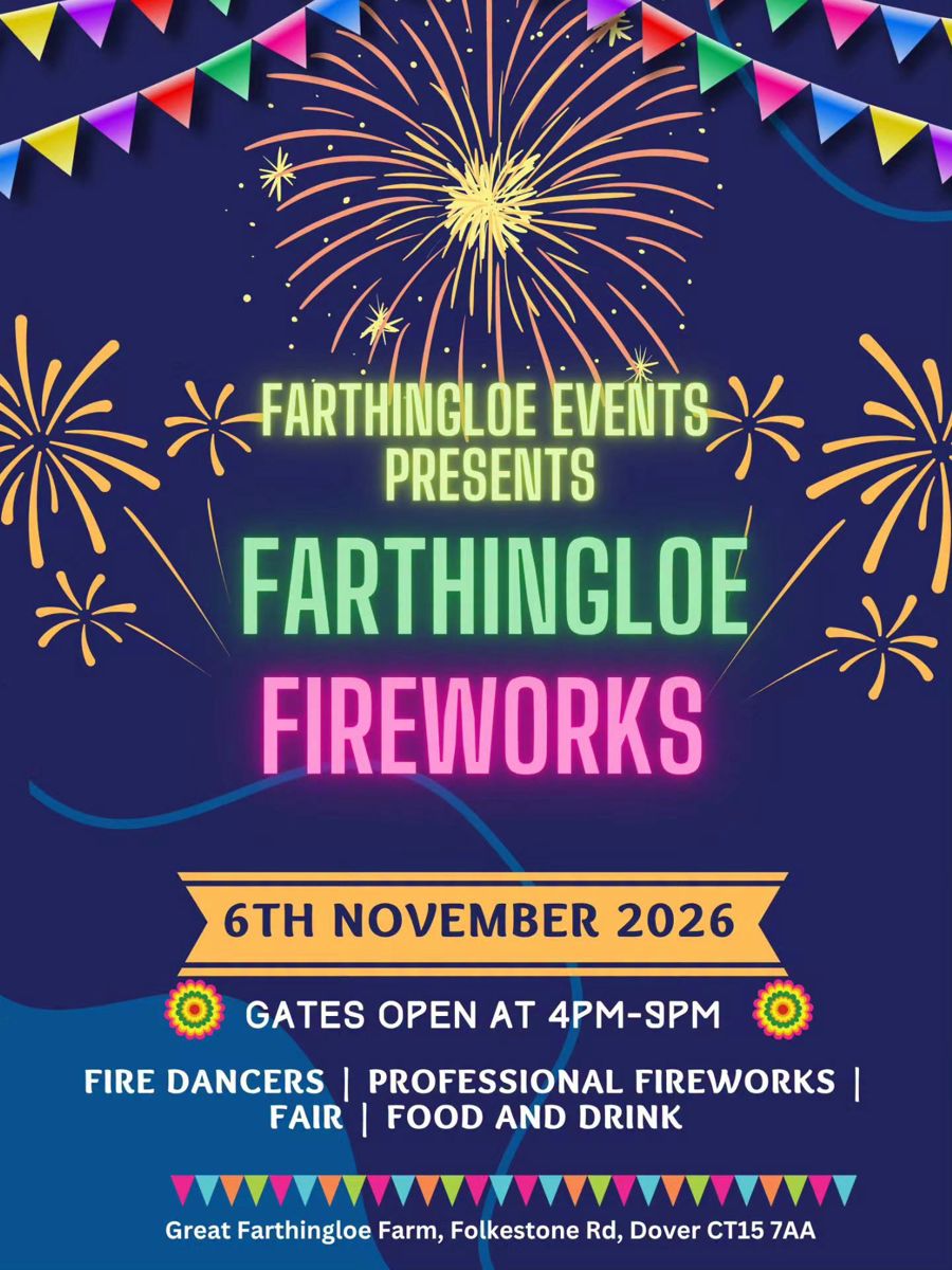 Colourful fireworks