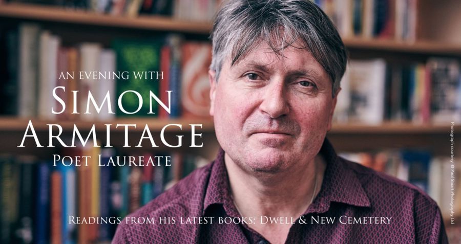 A photo portrait of the poet laureate, Simon Armitage