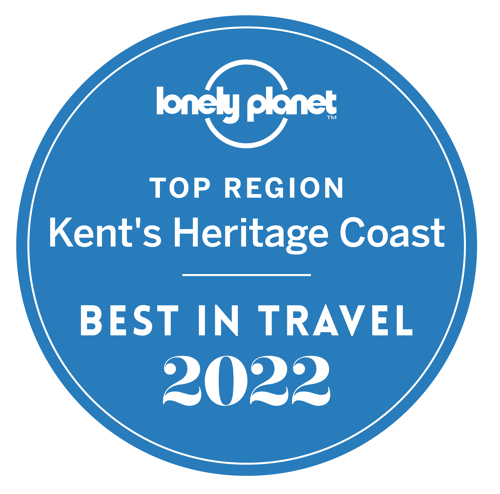 Lonely Planet - Top Region Kent's Heritage Coast. Best in Travel 2022