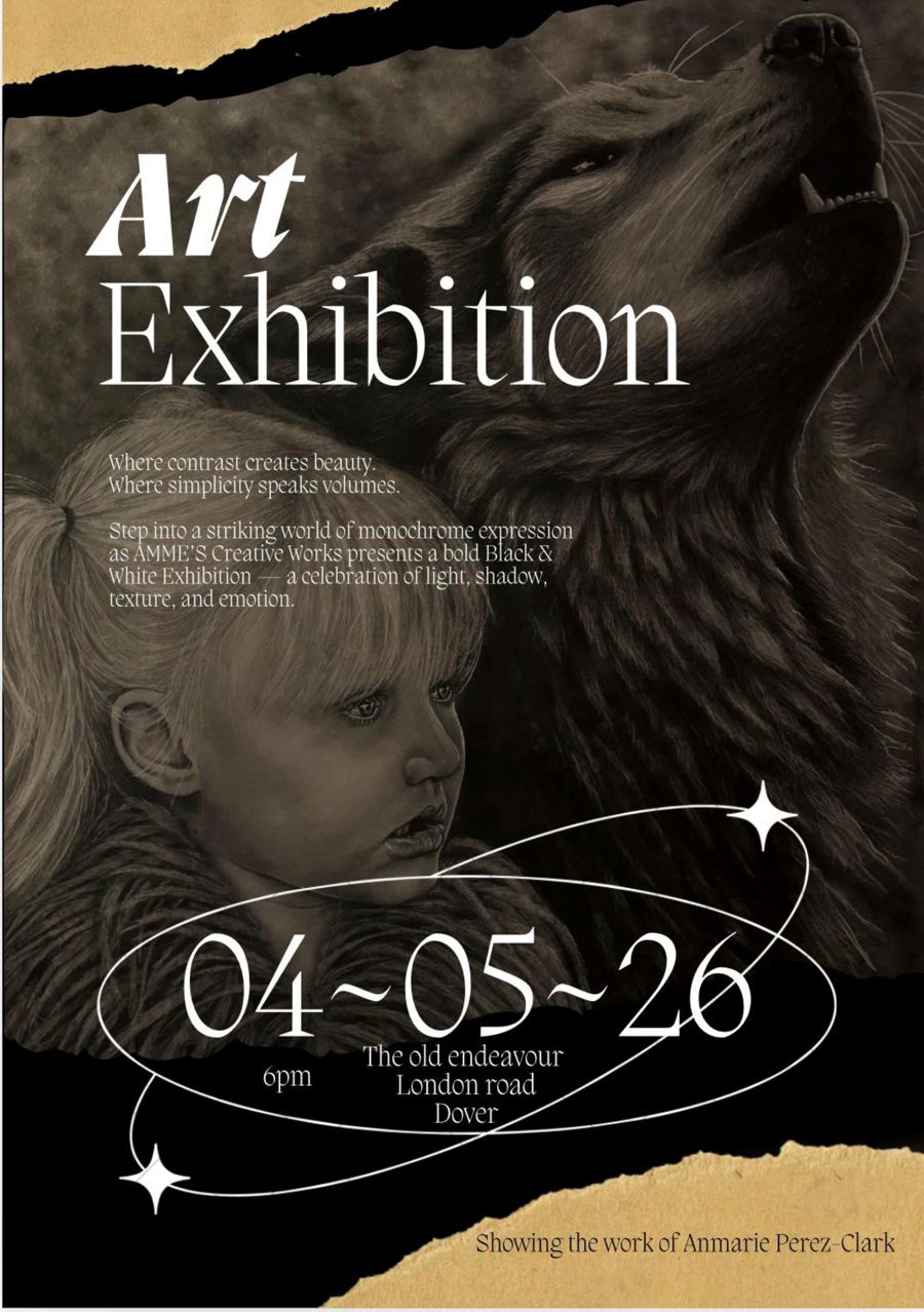 Black & white image of the face of a dog