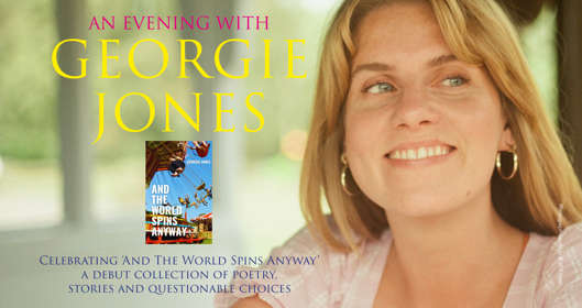 Georgie Jones and the cover of her book
