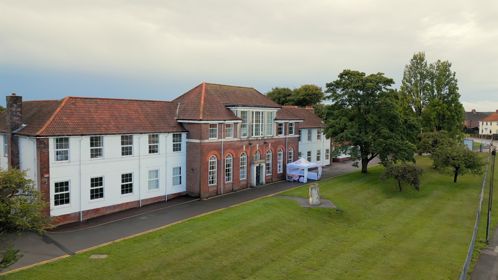 Outside view of The Old School Kitchen at Aylesham