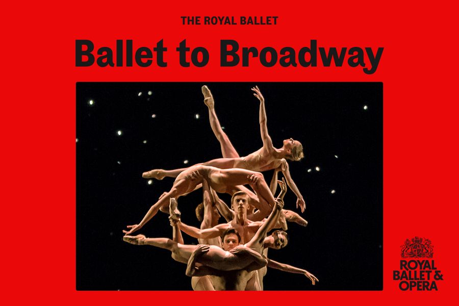Advertising poster for Ballet to Broadway