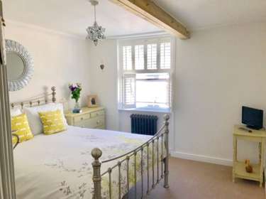 Double bedroom at Bijou Cottage, Deal
