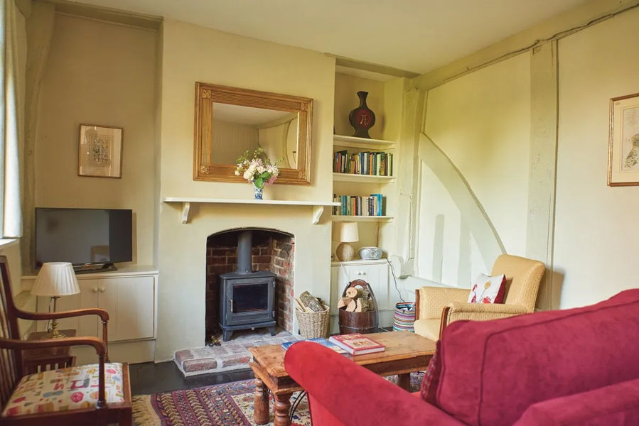 Sitting room at Bonnington Cottage, Goodnestone Park