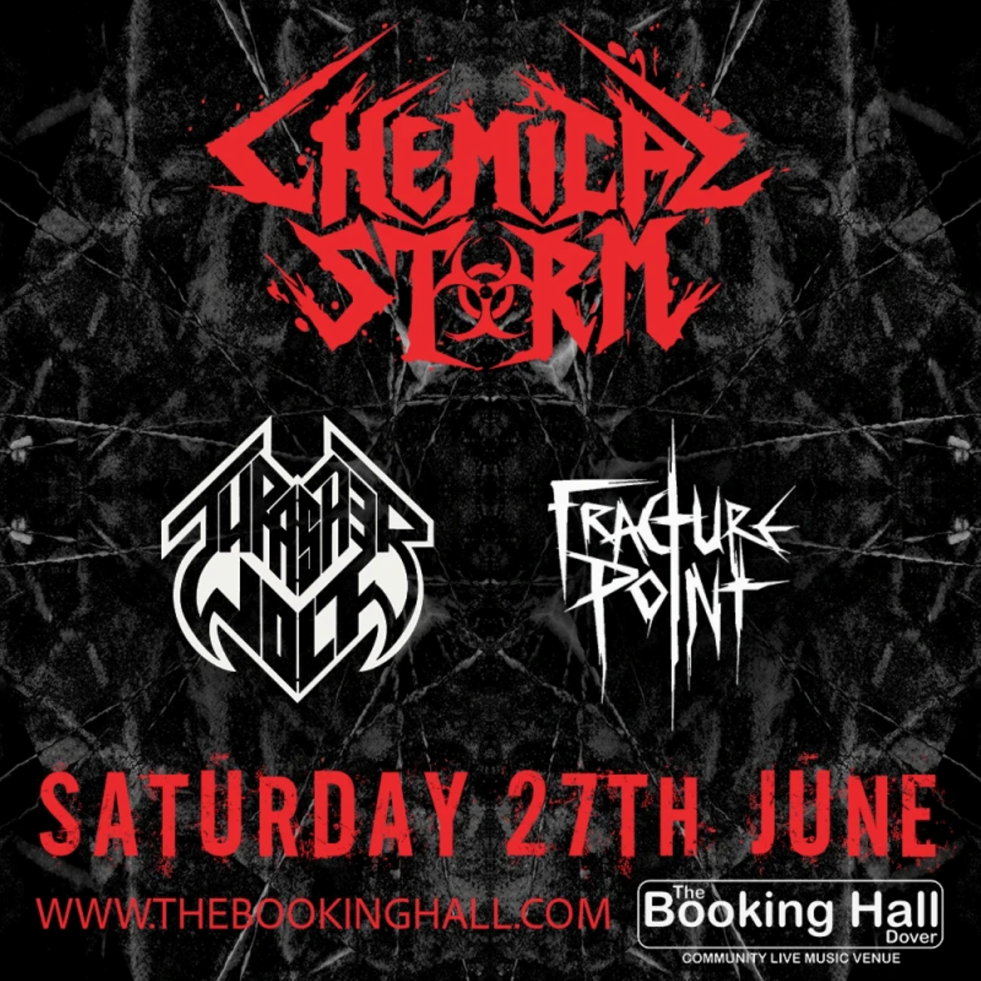 The words Chemical Storm in red.