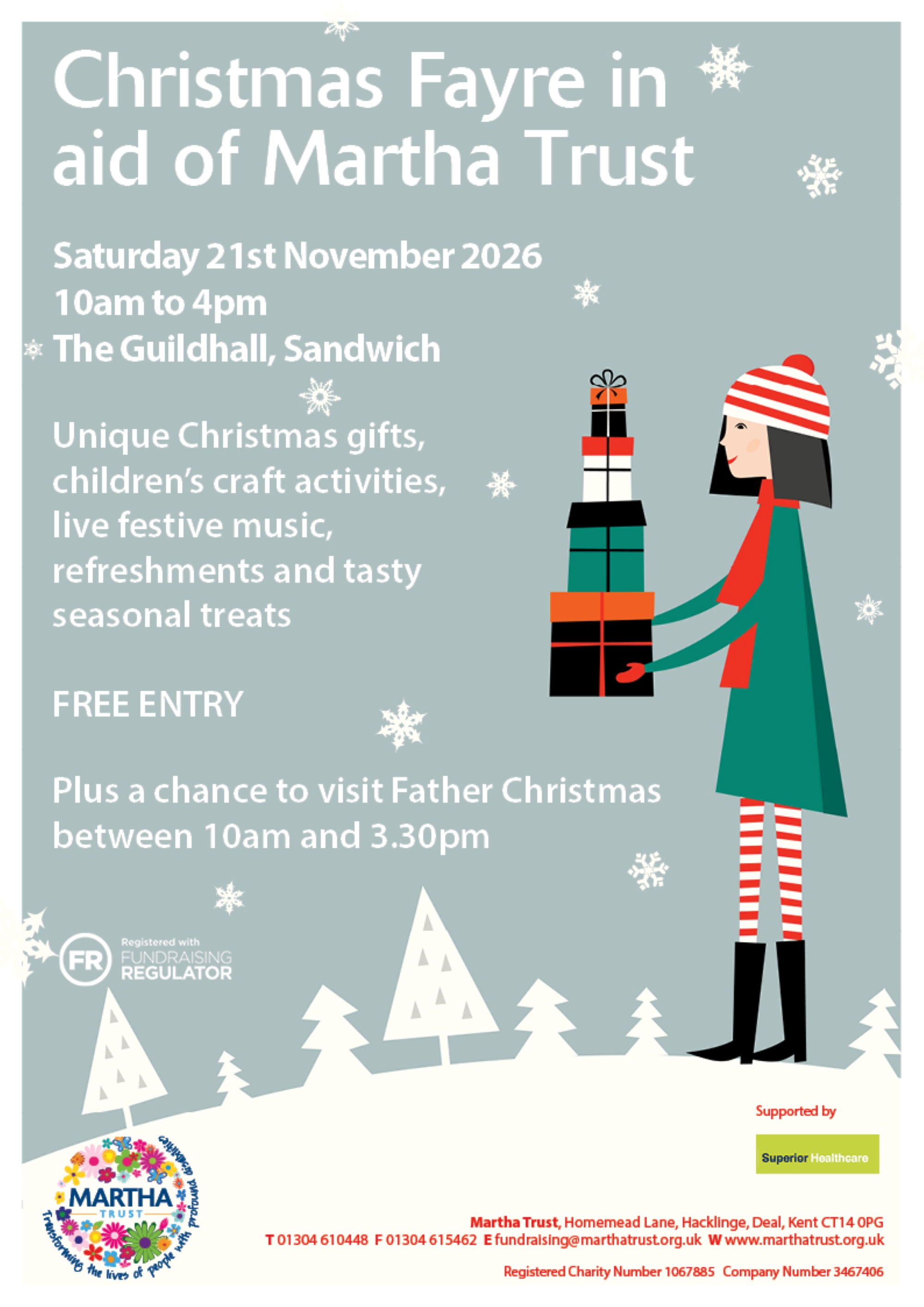 Event Poster Charity in aid of Martha Trust