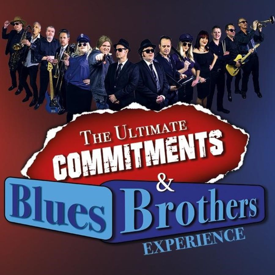 Advertising poster for The Ultimate Commitments & Blues Brothers