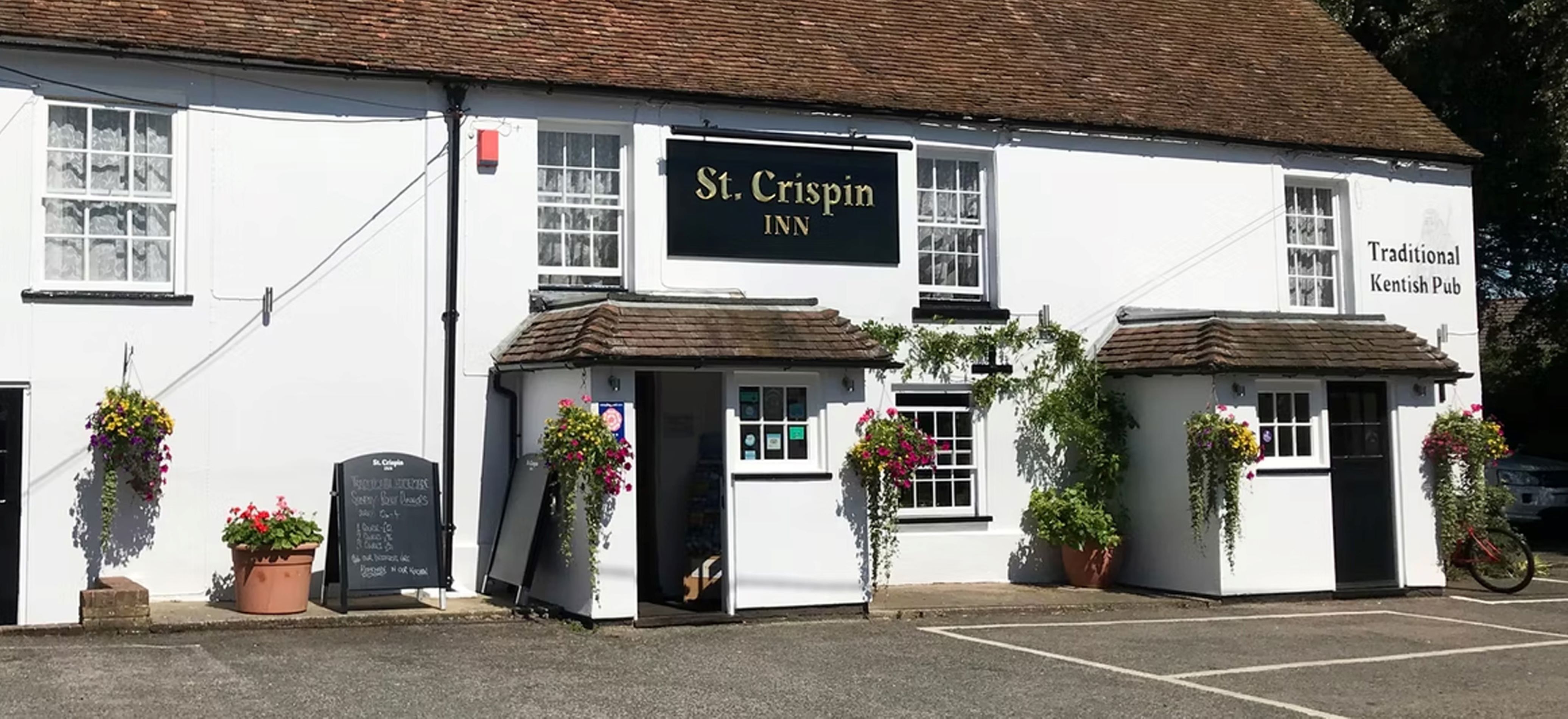 Front entrance to pub