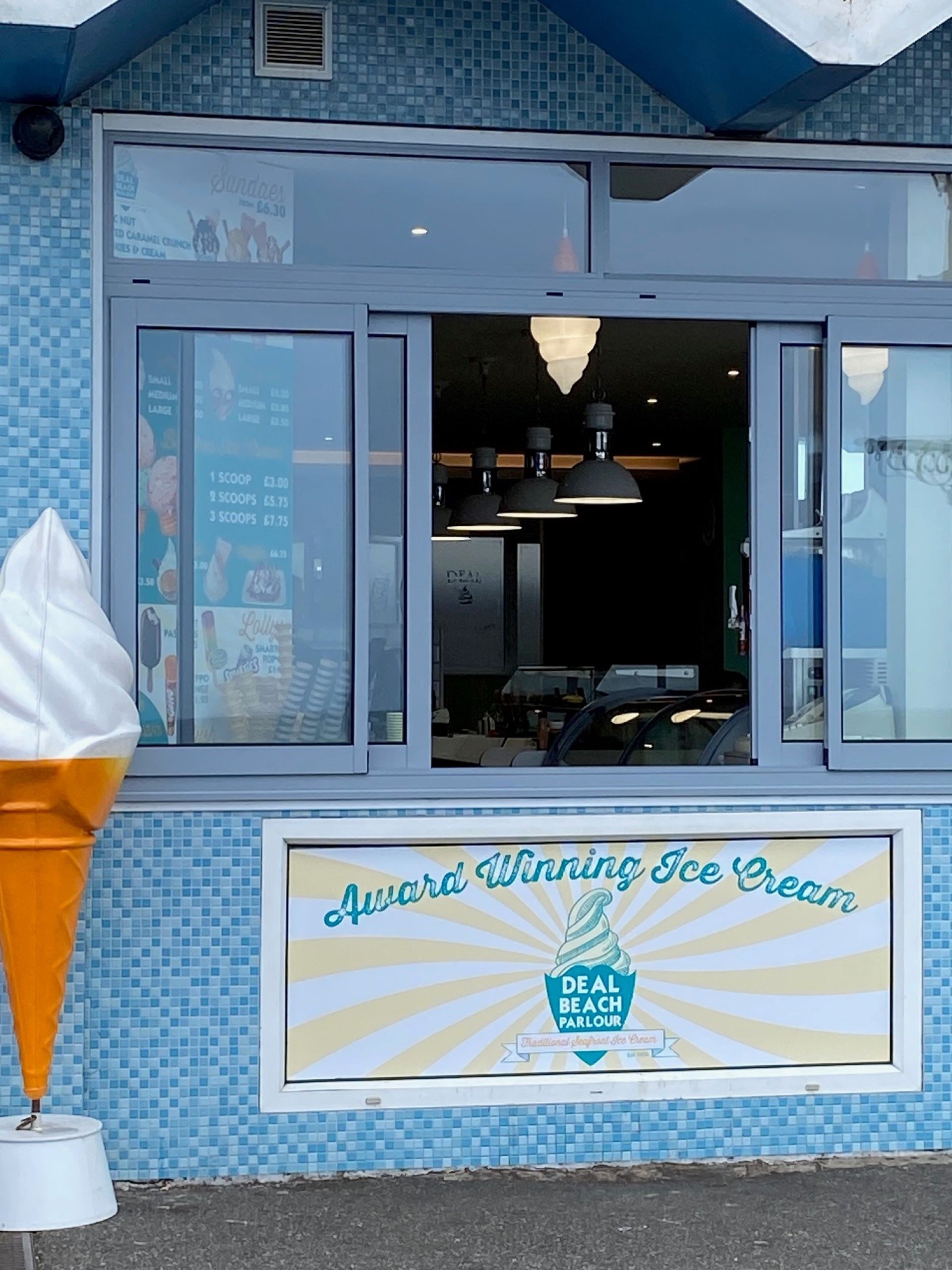 Deal Beach Parlour serving window