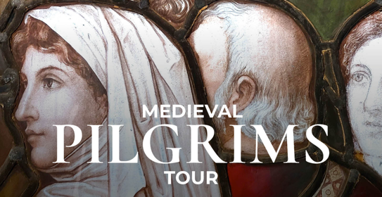 Painting of three people