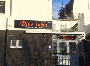 Entrance of Dine India