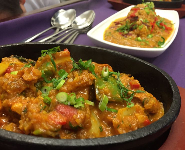 A bowl of Chicken Jalfrezi