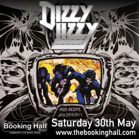 An illustrated poster for the dizzy lizzy act