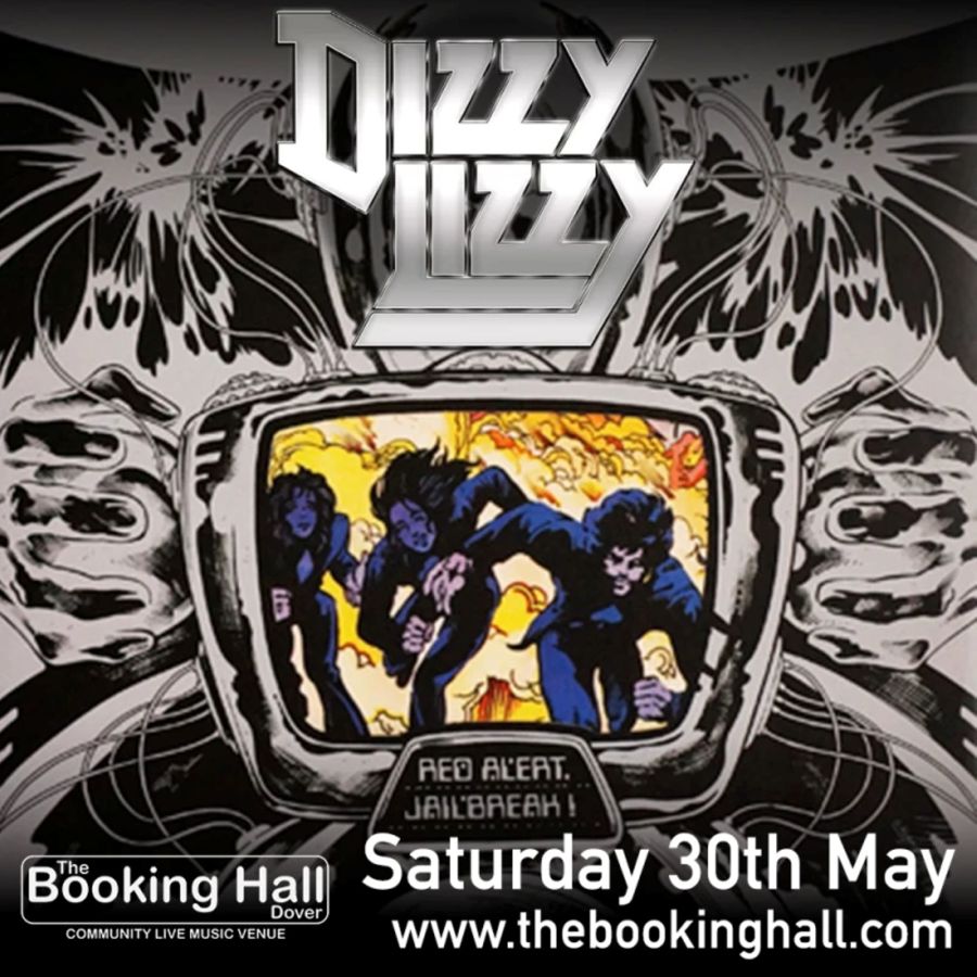 An illustrated poster for the dizzy lizzy act