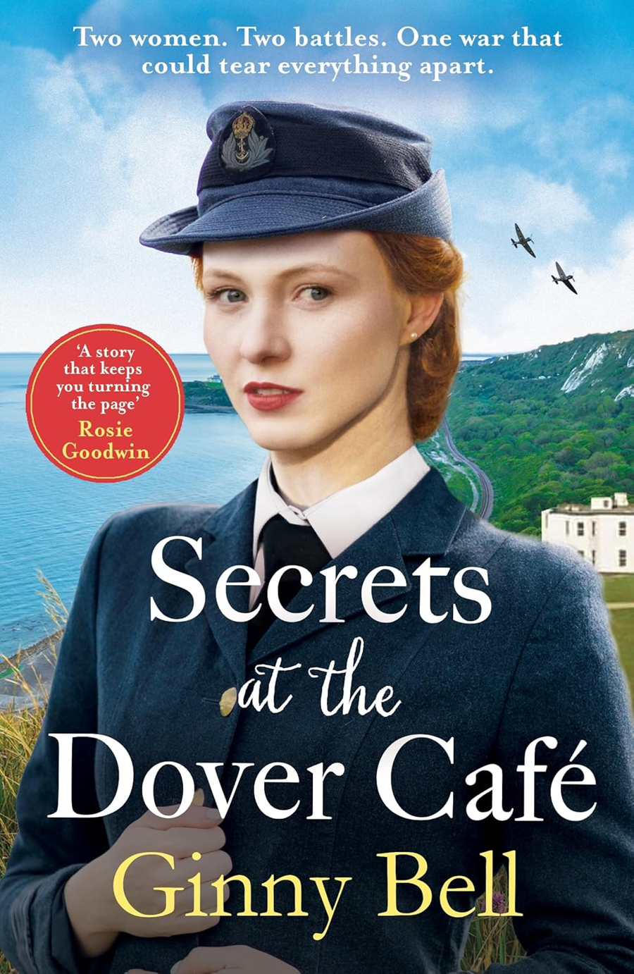 The cover of Secrets at the Dover Café by Ginny Bell