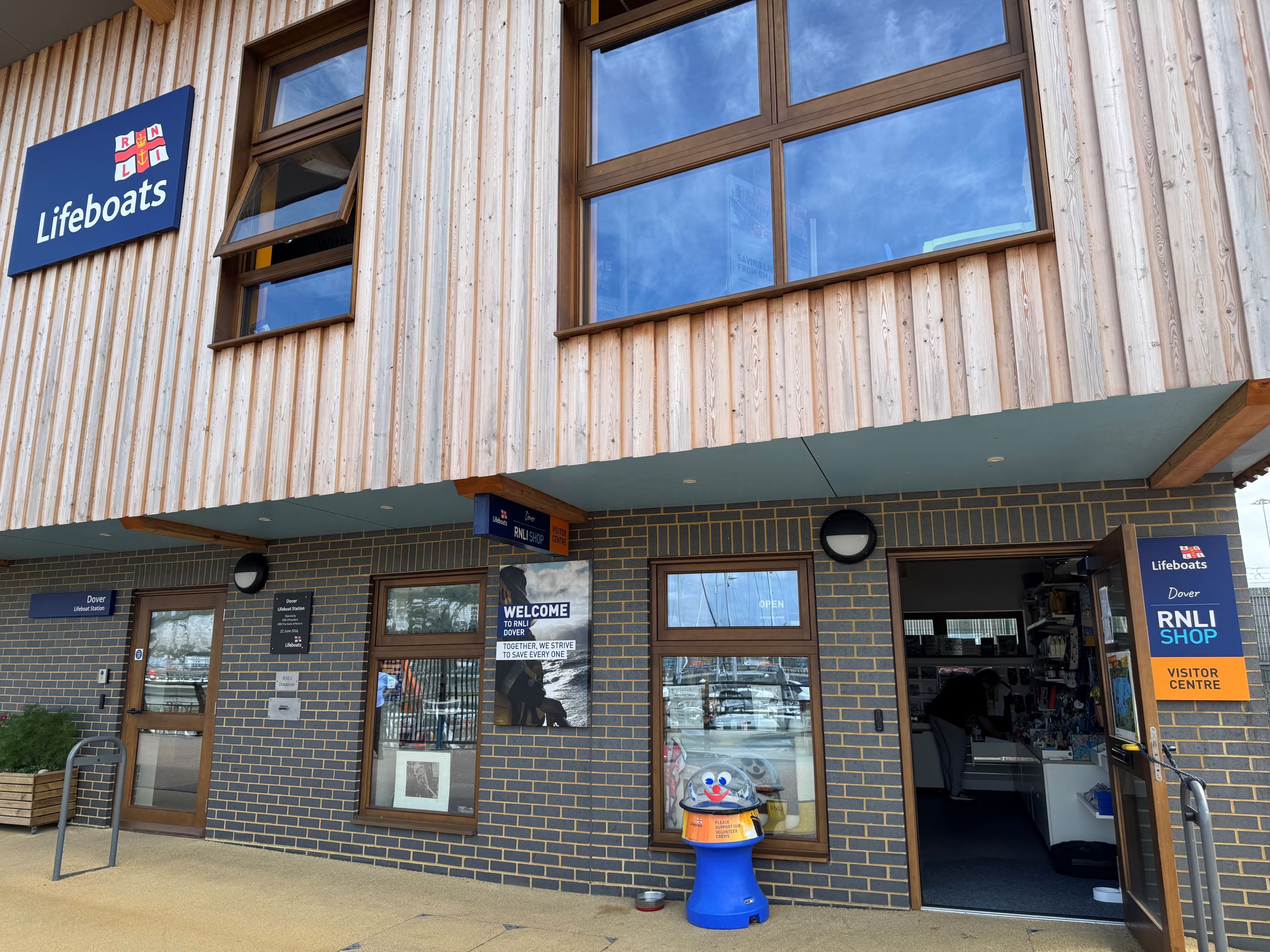 Exterior of Dover Lifeboat station