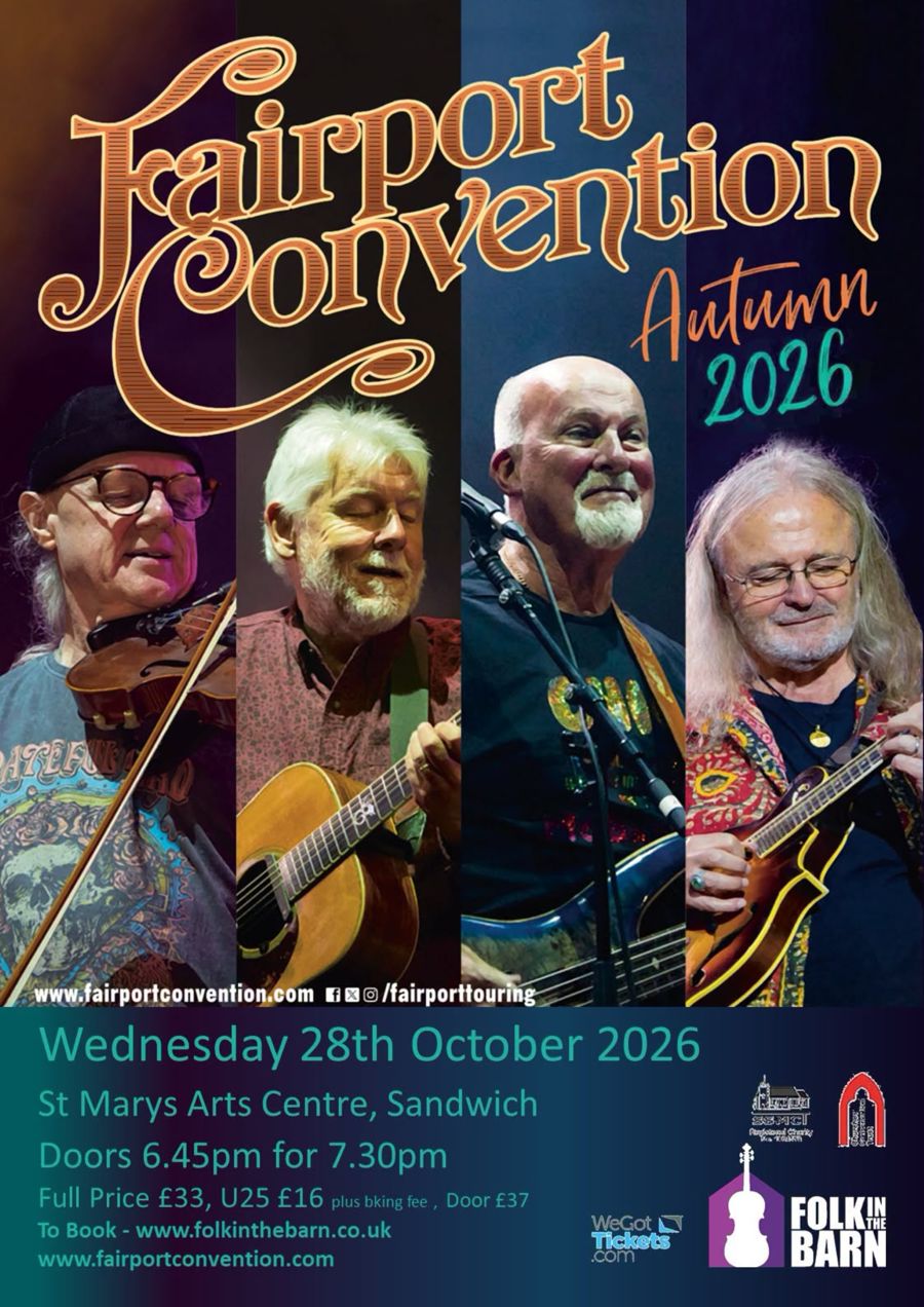 4 male band members of Fairport Convention