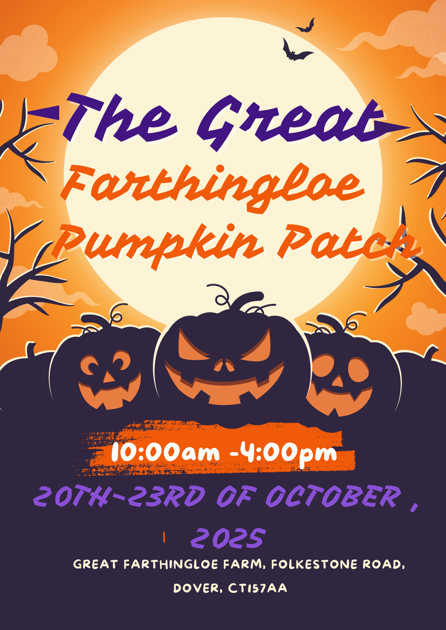 Cartoon poster advertising the Halloween event