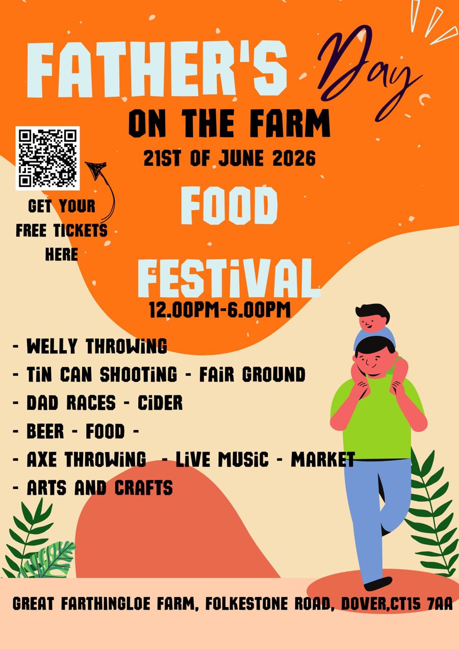 Father's Day on the Farm 21st June 2026 Food Festival 12.00 - 6pm