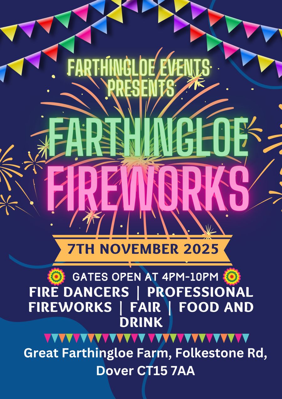 Poster advertising Firework Display