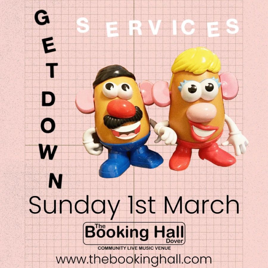 Mr and Mrs Potato Head against plain background