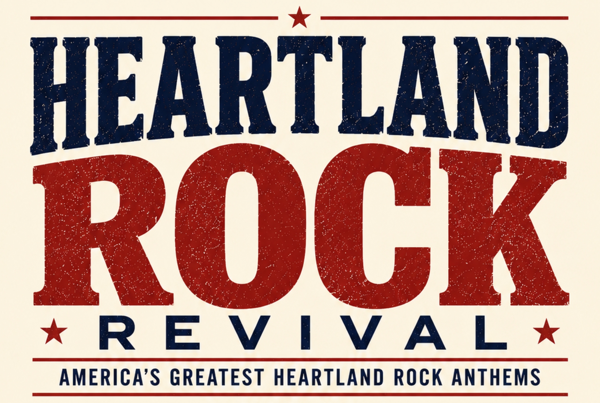 Heartland Rock advertising poster
