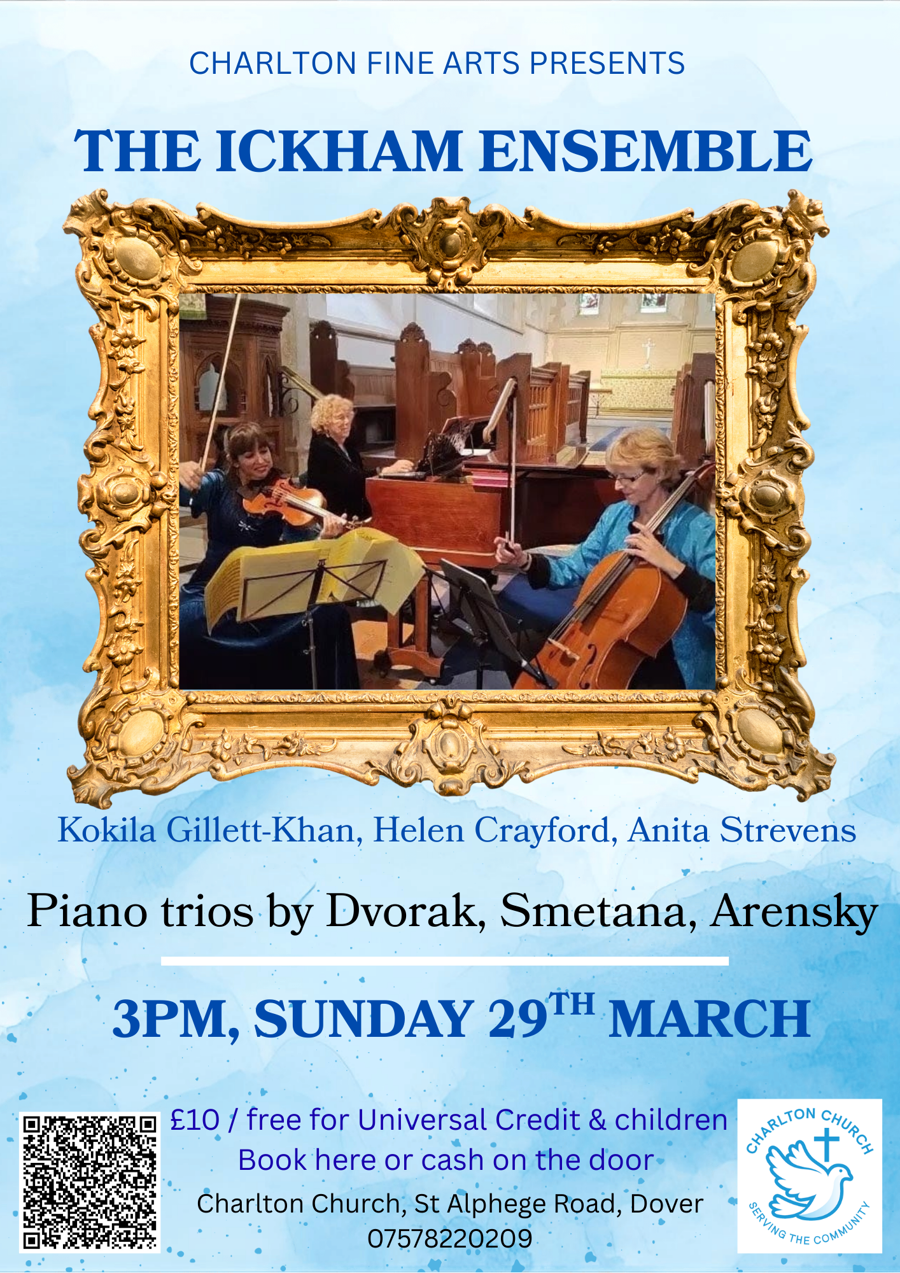 Charlton Fine Arts Ickham Ensemble event poster