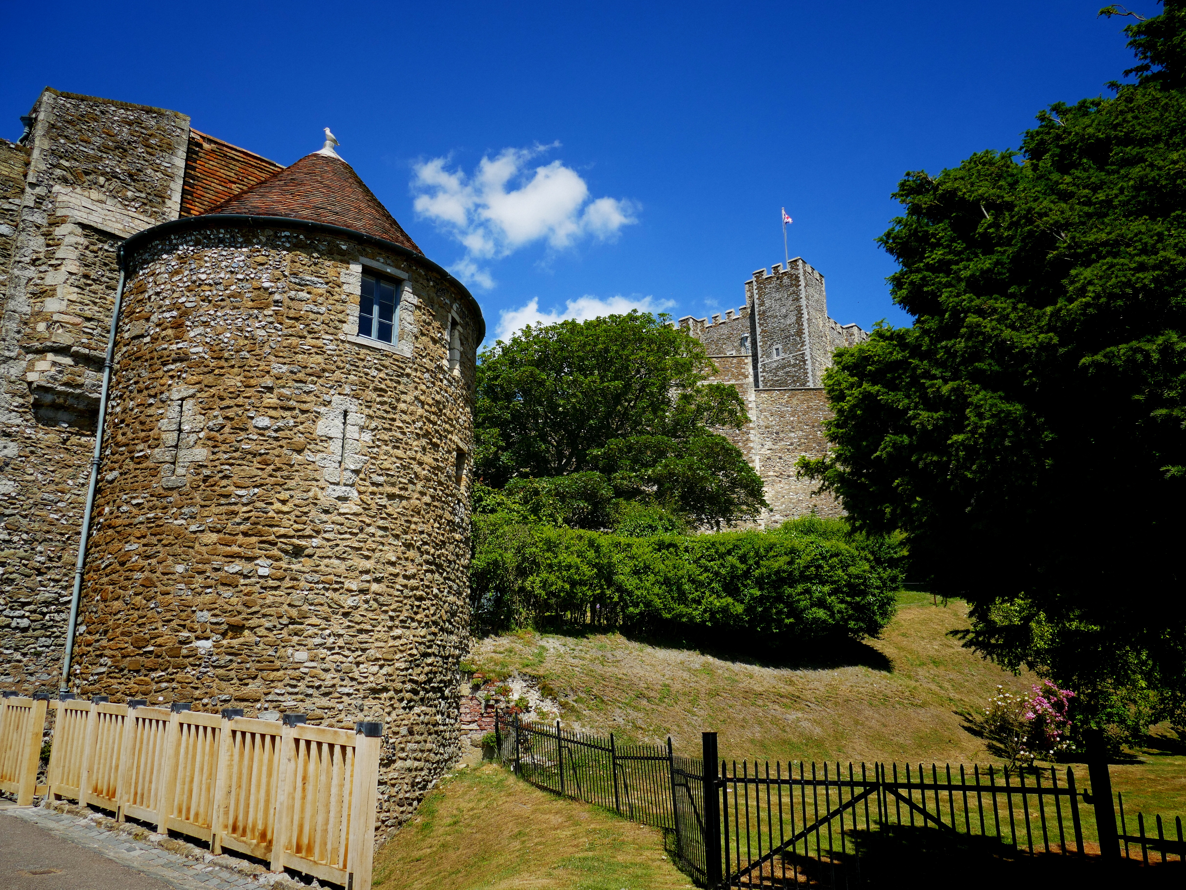 Peverell's Tower at Dover Castle exterior view