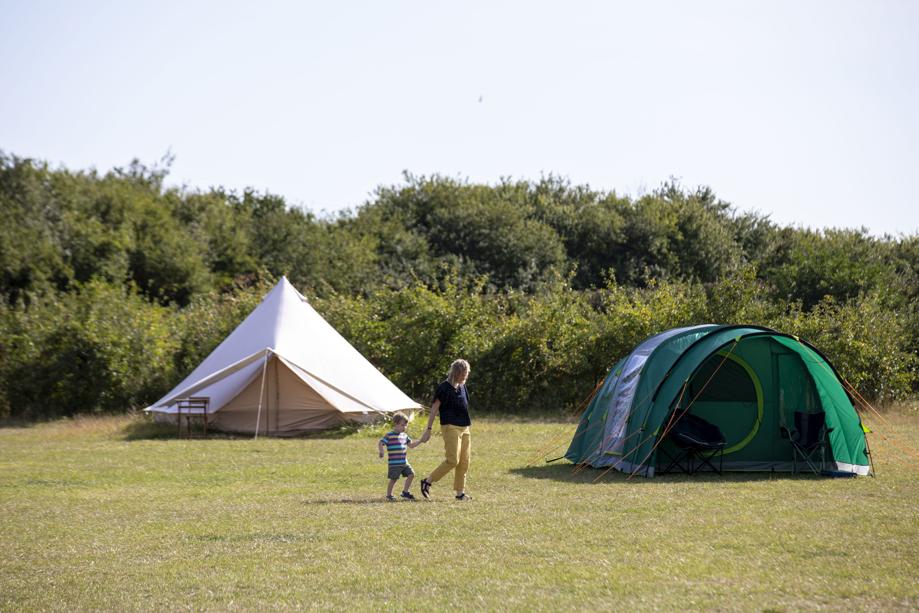 Fallow Fields Camping, Campsite, Bell Tent, Exploring, Sandwich, Kent