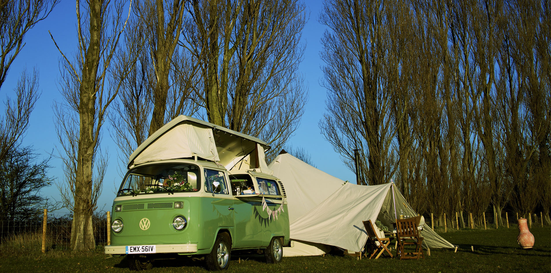 Lillyroo's Glamping and Camping, Deal, camper van