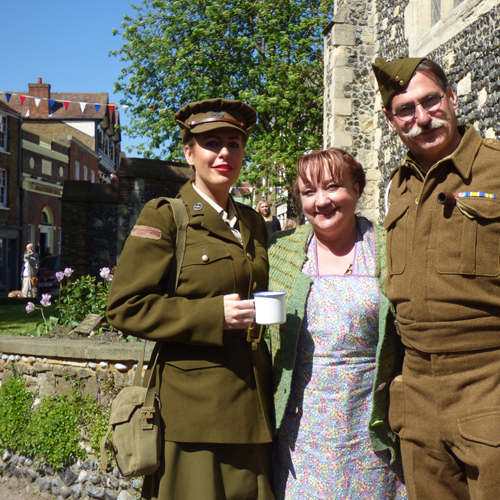 WWII event, Sandwich, Kent, Event in White Cliffs Country