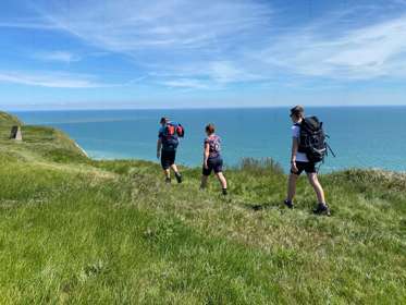 Capel to Dover Walking route, family walking, Coastal walk, white cliffs