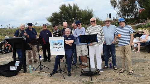 Group of singers from Kellet Gut Shantymen