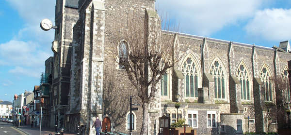 The exterior of Dover's Maison Dieu