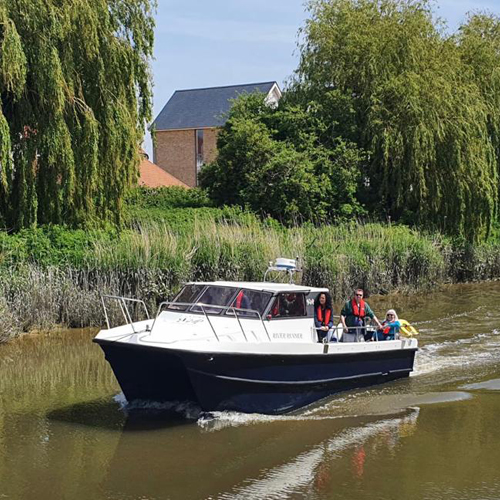 River Runner, boat trip, Sandwich, Kent