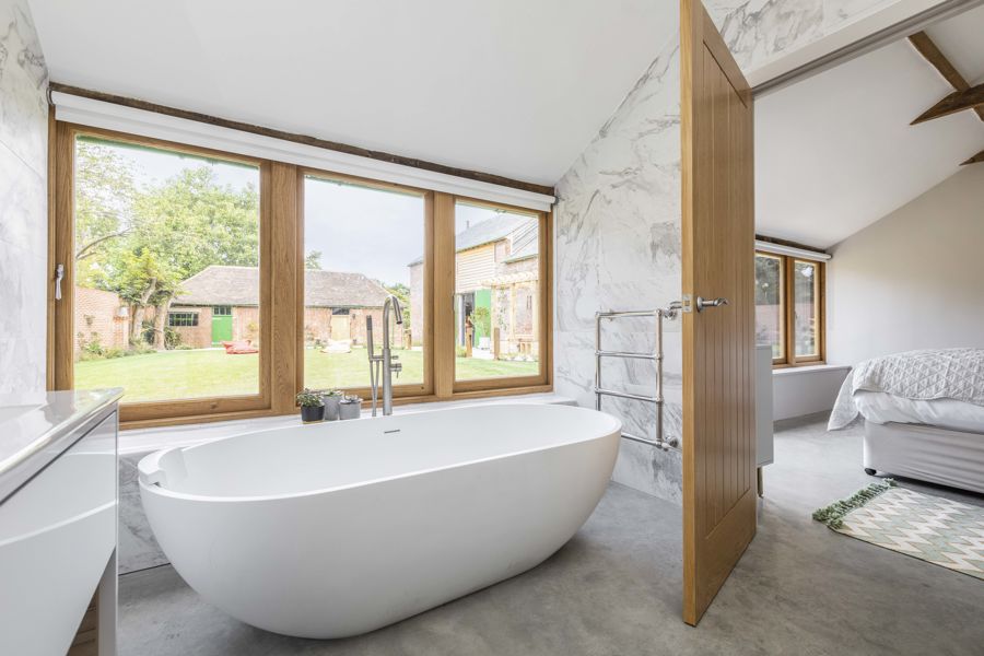 Bedroom/bathroom at Roseyard Rural Retreat