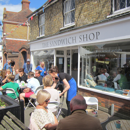 The Sandwich Shop in Sandwich, Sandwich town centre, Sandwich, Kent, White Cliffs Country