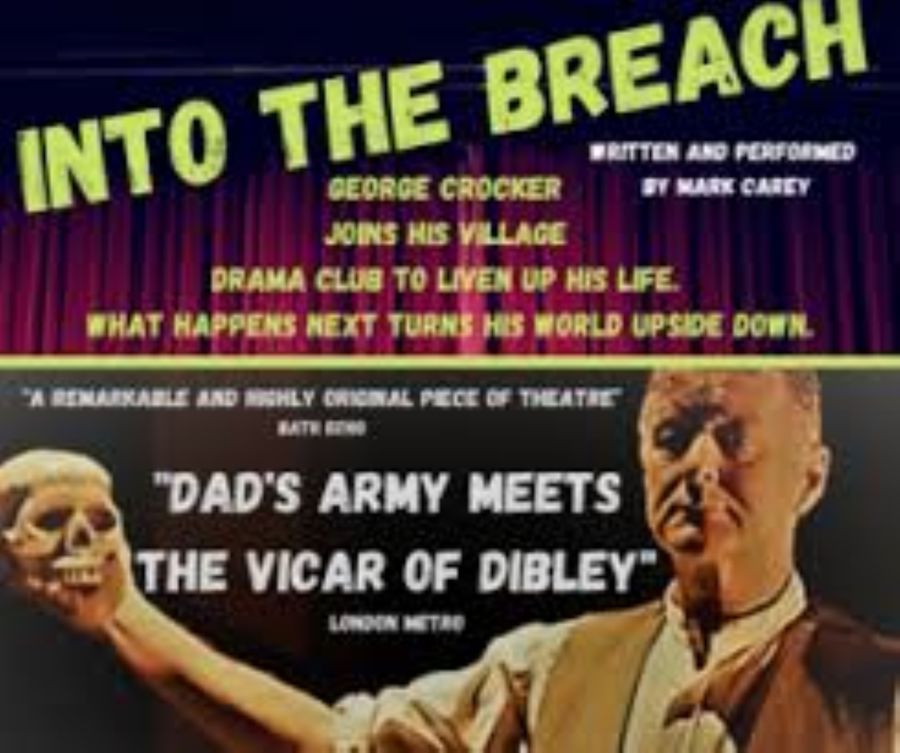 Advertising poster for Into the Breach with Mark Carey