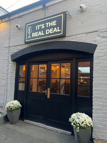 Exterior of It's The Real Deal